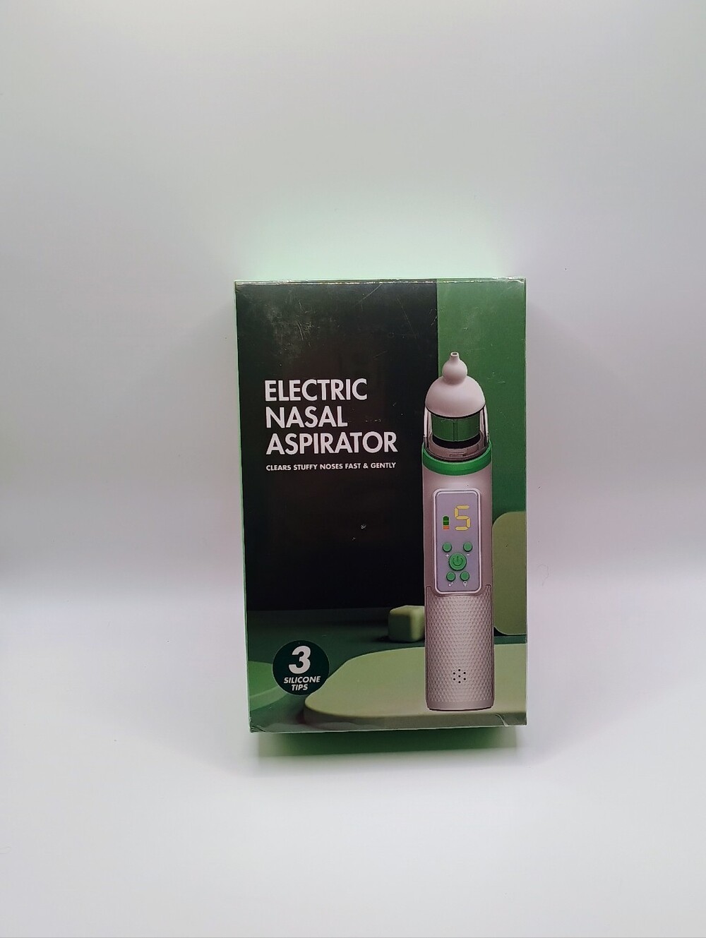 Electric Nasal Aspirator for Kids - Green/White